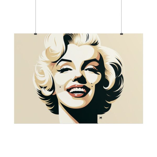 101875-536.jpg Marilyn Monroe Capturing Iconic Presence And Charisma Poster