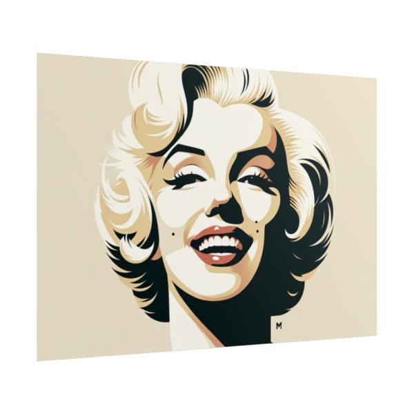 101875-537.jpg Marilyn Monroe Capturing Iconic Presence And Charisma Poster