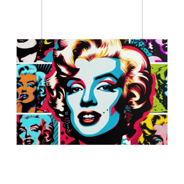 Marilyn Monroe's Iconic Presence and Charisma Poster