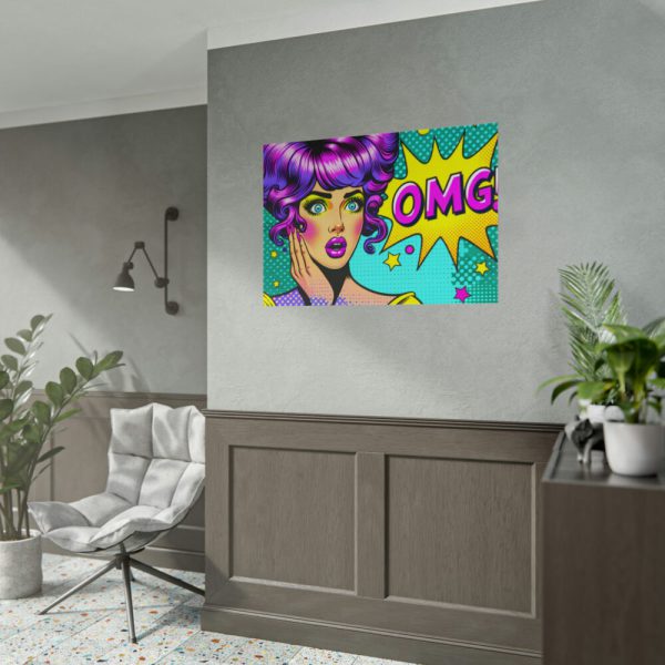 OMG Comics Abstraction Poster