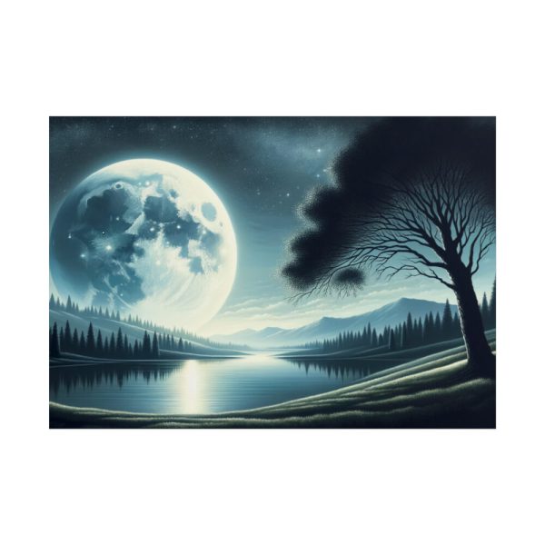 101875-55.jpg Serene Night Landscape Poster
