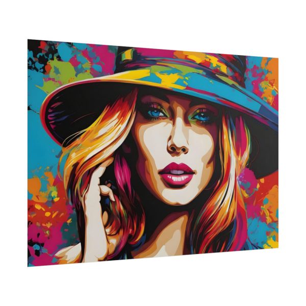 Woman Pop Art Graffiti II Poster
