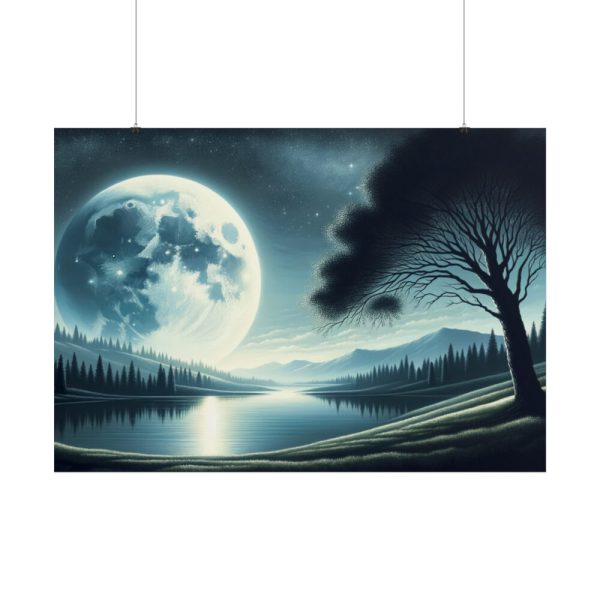 101875-56.jpg Serene Night Landscape Poster