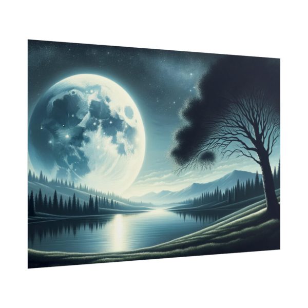 101875-57.jpg Serene Night Landscape Poster
