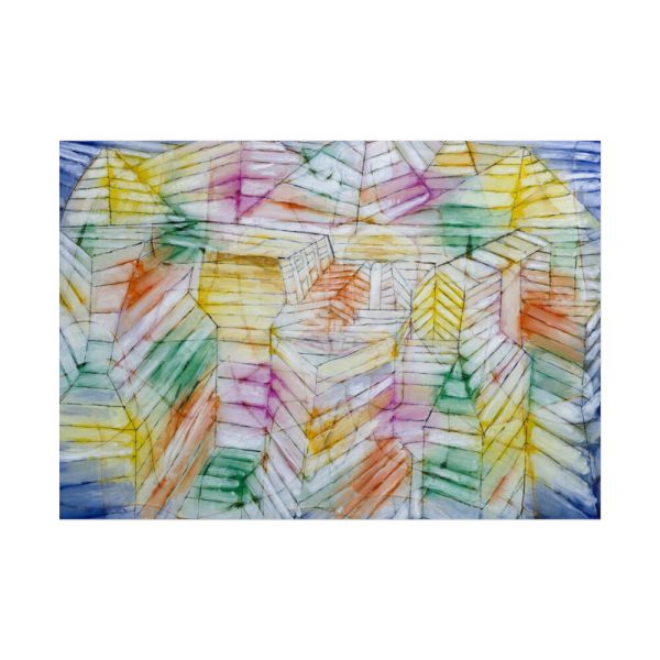 101875-600.jpg Theater–Mountain–Construction (1920) by Paul Klee Poster