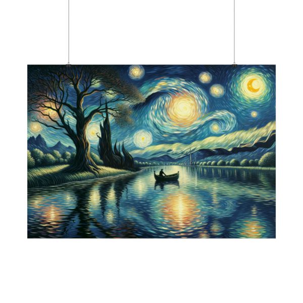 101875-61.jpg Men On the Boat in the Night Poster