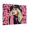 Pop Art Woman With Donuts Poster