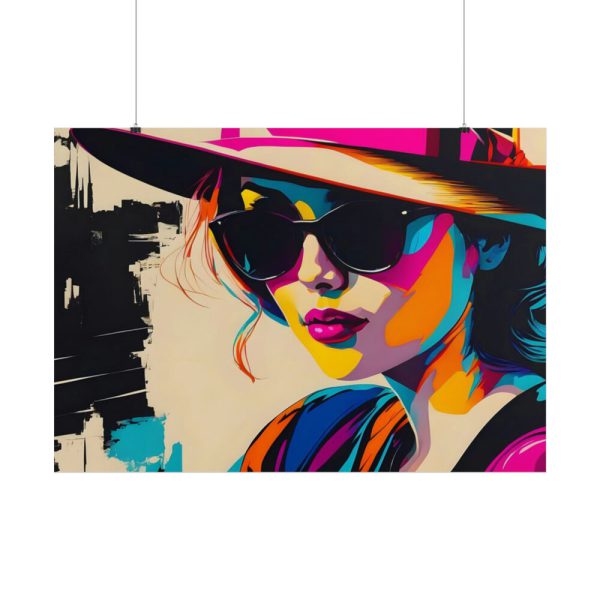 101875-616.jpg Woman Pop Art Graffiti Art III Poster