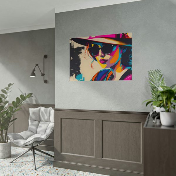 101875-619.jpg Woman Pop Art Graffiti Art III Poster