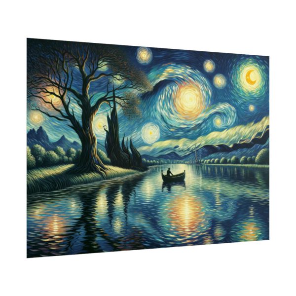 101875-62.jpg Men On the Boat in the Night Poster