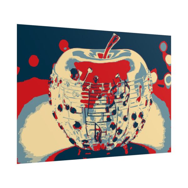101875-627.jpg Pop Art Apple Poster