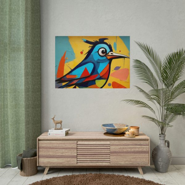 Bird Abstract Pop Art Print Poster