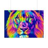 Lion's Splendor Pop Art Poster