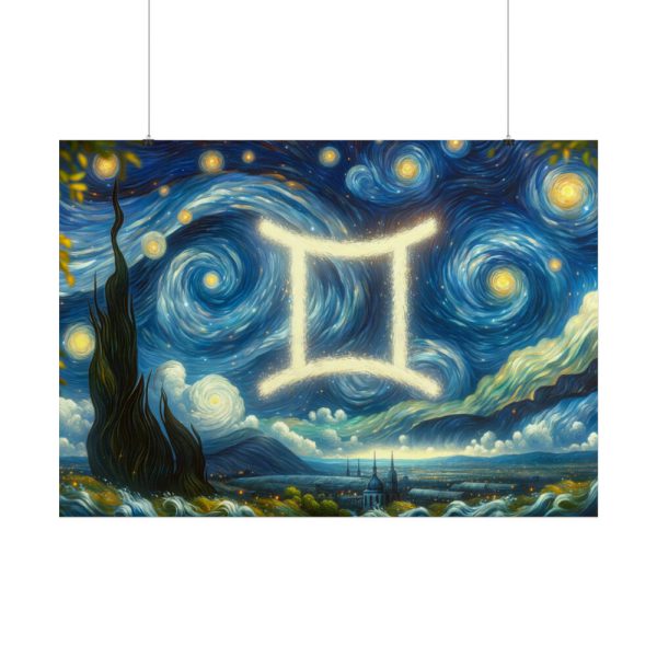 Zodiac Sign of Gemini Poster