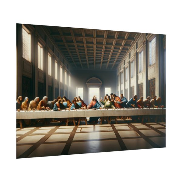 101875-82.jpg Composition Inspired by Leonardo da Vinci's The Last Supper Poster