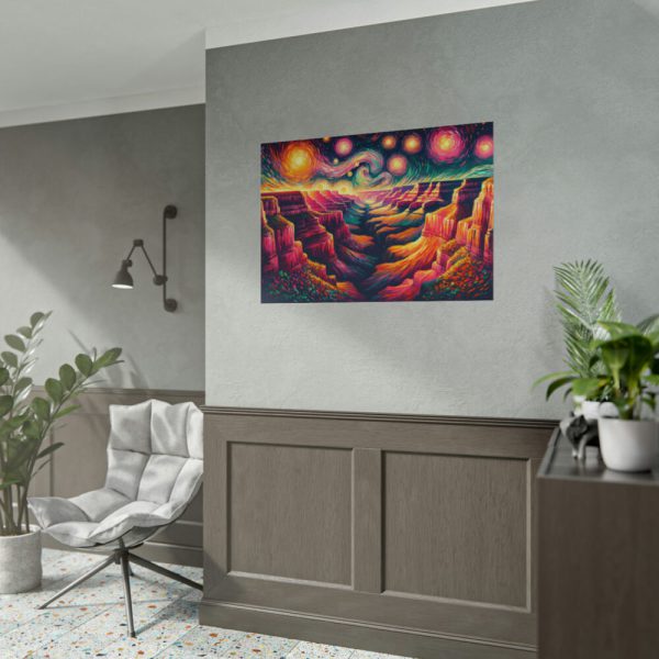 101875-9.jpg Grand Canyon Under Starry Night Night Poster
