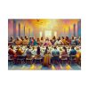 101875-95.jpg Modern-Day People At Long Table in Contemporary Setting Poster