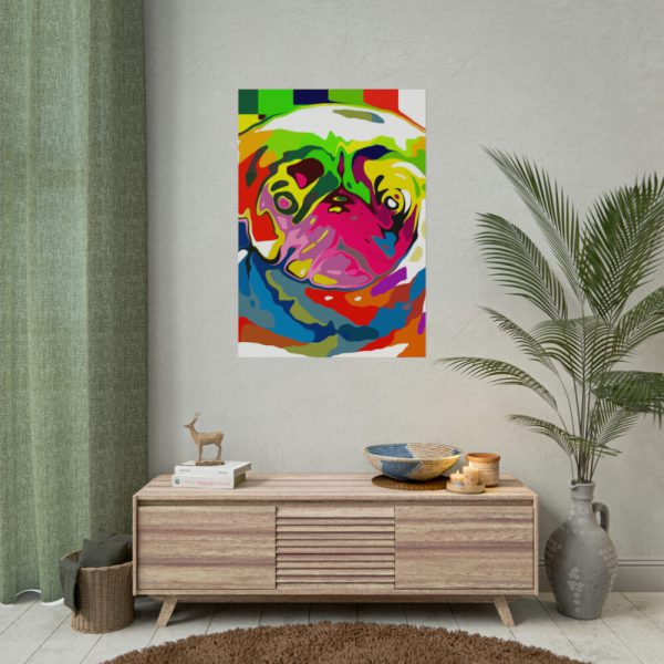 Pug Pop Art Poster