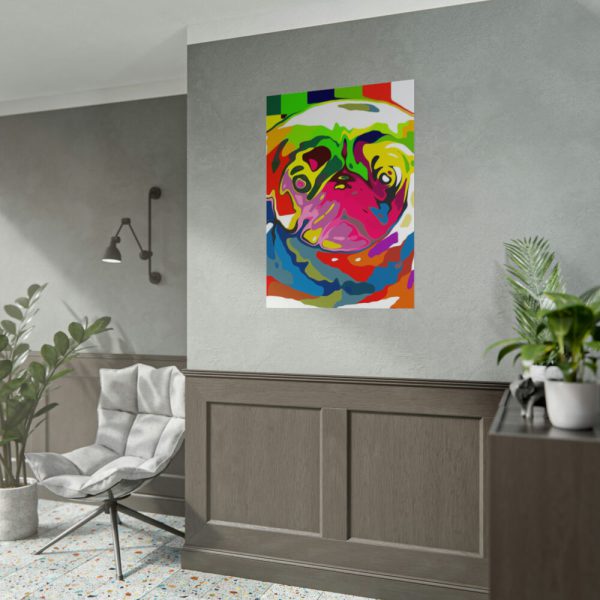 Pug Pop Art Poster