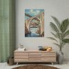 Spokane, Washington and Falls Poster