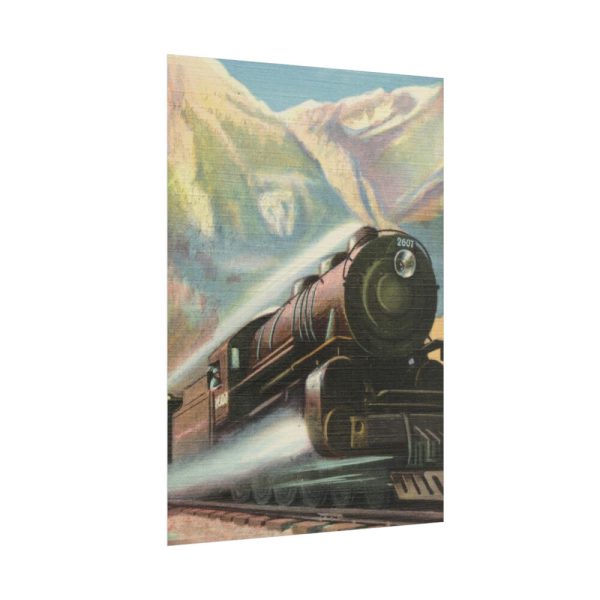 101894-117.jpg North Coast Limited in Bozeman Pass Poster