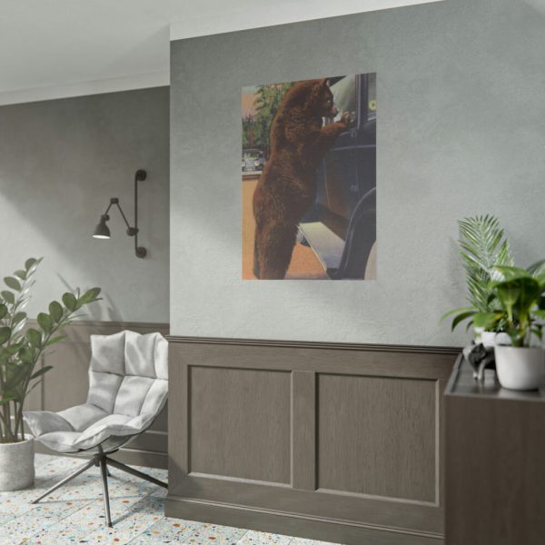 Hold up bear, Yellowstone National Park Poster