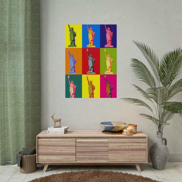 101894-153.jpg Statue Of Liberty Pop Art Poster