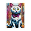 Cat Pop Art Illustration Graffiti I Poster