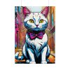 Cat Pop Art Illustration Graffiti I Poster