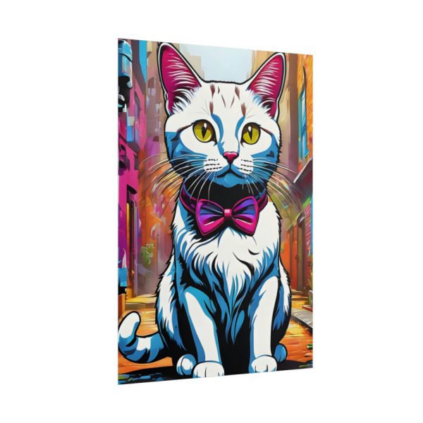 Cat Pop Art Illustration Graffiti I Poster
