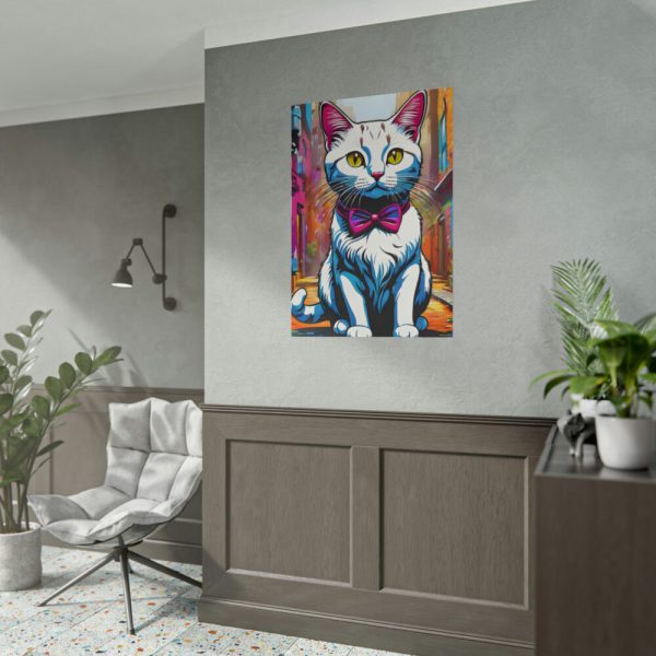 Cat Pop Art Illustration Graffiti I Poster