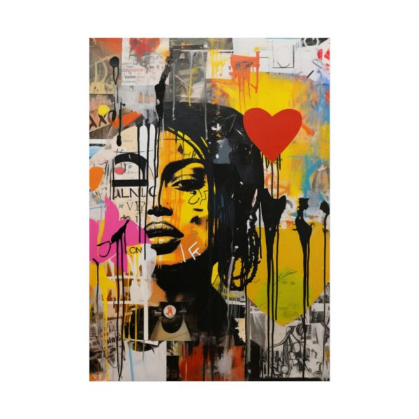 101894-160.jpg Valentine Graffiti Grunge Art Print Poster