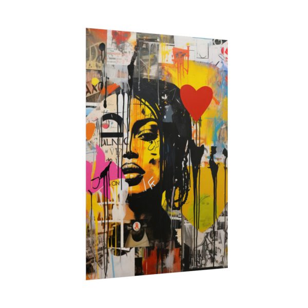 101894-162.jpg Valentine Graffiti Grunge Art Print Poster