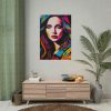 Pop Art Woman Portrait I Poster