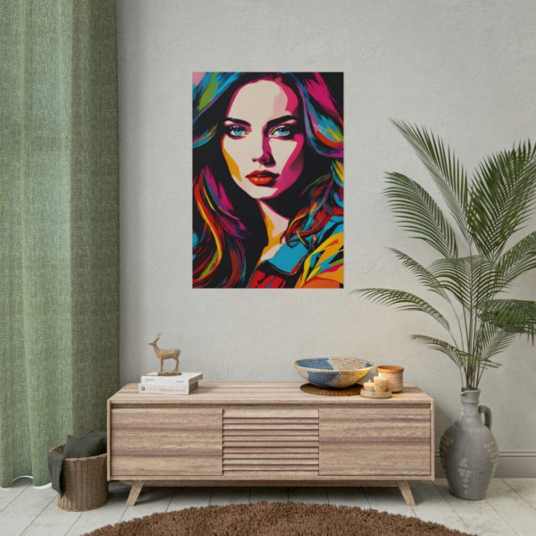 Pop Art Woman Portrait I Poster