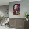 Pop Art Woman Portrait I Poster