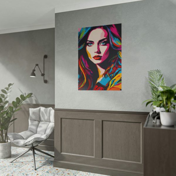 Pop Art Woman Portrait I Poster