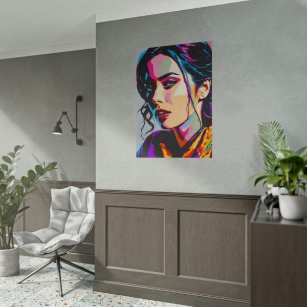 101894-174.jpg Pop Art Woman Portrait II Poster