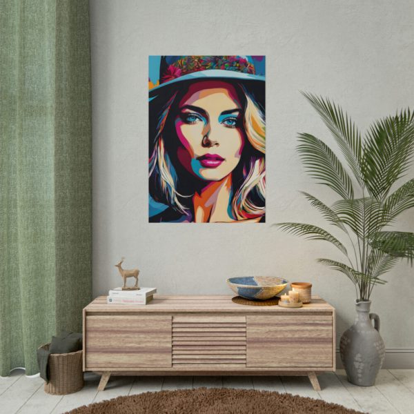 Woman Pop Art Graffiti I Poster