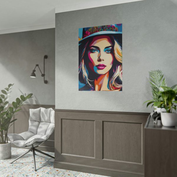 Woman Pop Art Graffiti I Poster