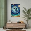 Zodiac Sign of Virgo Poster