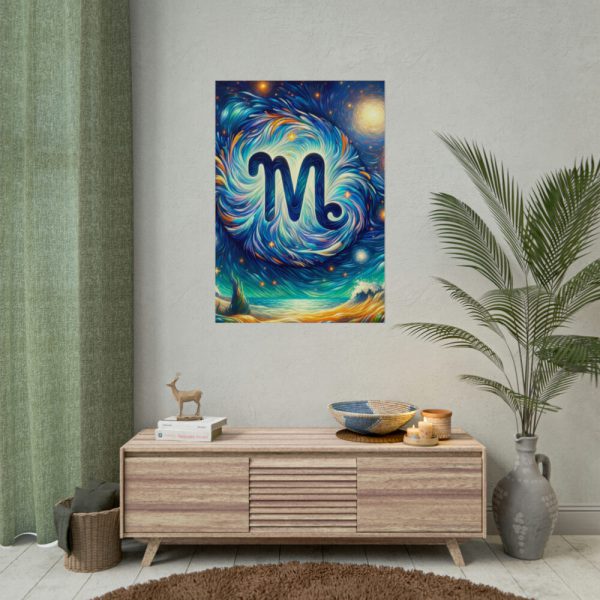 Zodiac Sign of Virgo Poster