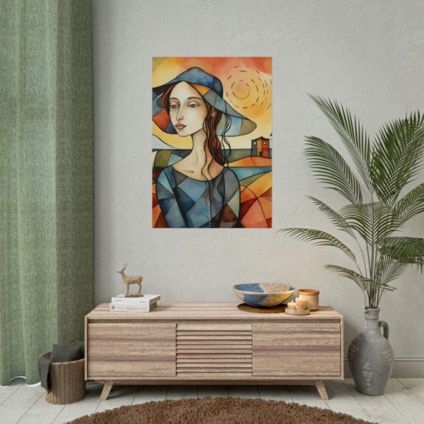 Colorful Mosaic Style Pop Art III Poster