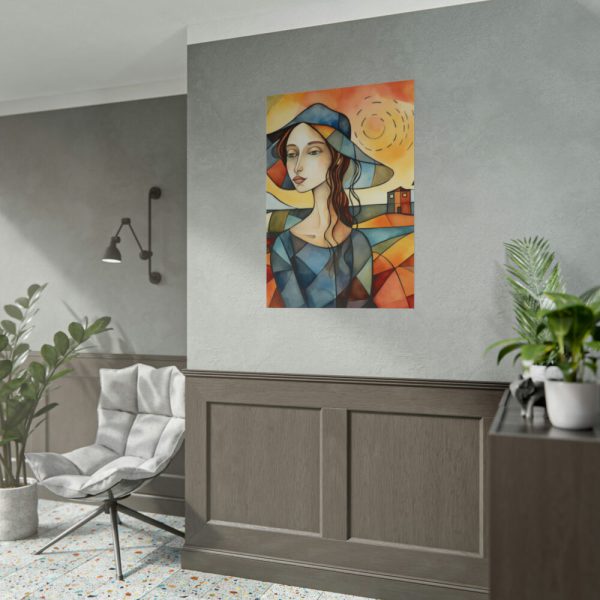 Colorful Mosaic Style Pop Art III Poster