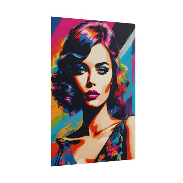 101894-187.jpg Pop Art Woman Portrait III Poster