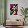 101894-188.jpg Pop Art Woman Portrait III Poster