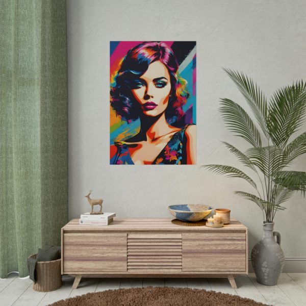 101894-188.jpg Pop Art Woman Portrait III Poster