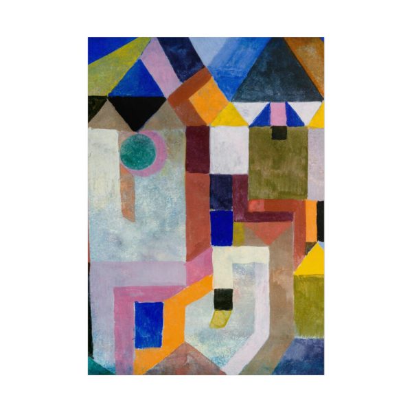 101894-195.jpg Colorful Architecture (1917) by Paul Klee Poster
