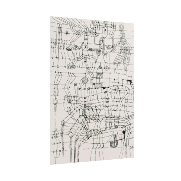 101894-222.jpg Drawing Knotted in the Manner of a Net (1920) by Paul Klee Poster
