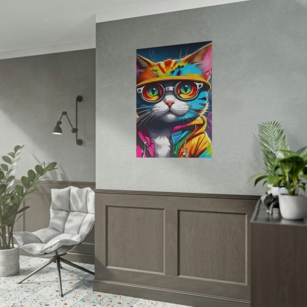 101894-244.jpg Cat Pop Art Illustration Graffiti II Poster